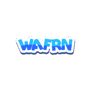 An animated GIF of the Wafrn logo. It is 3D and spinning.
