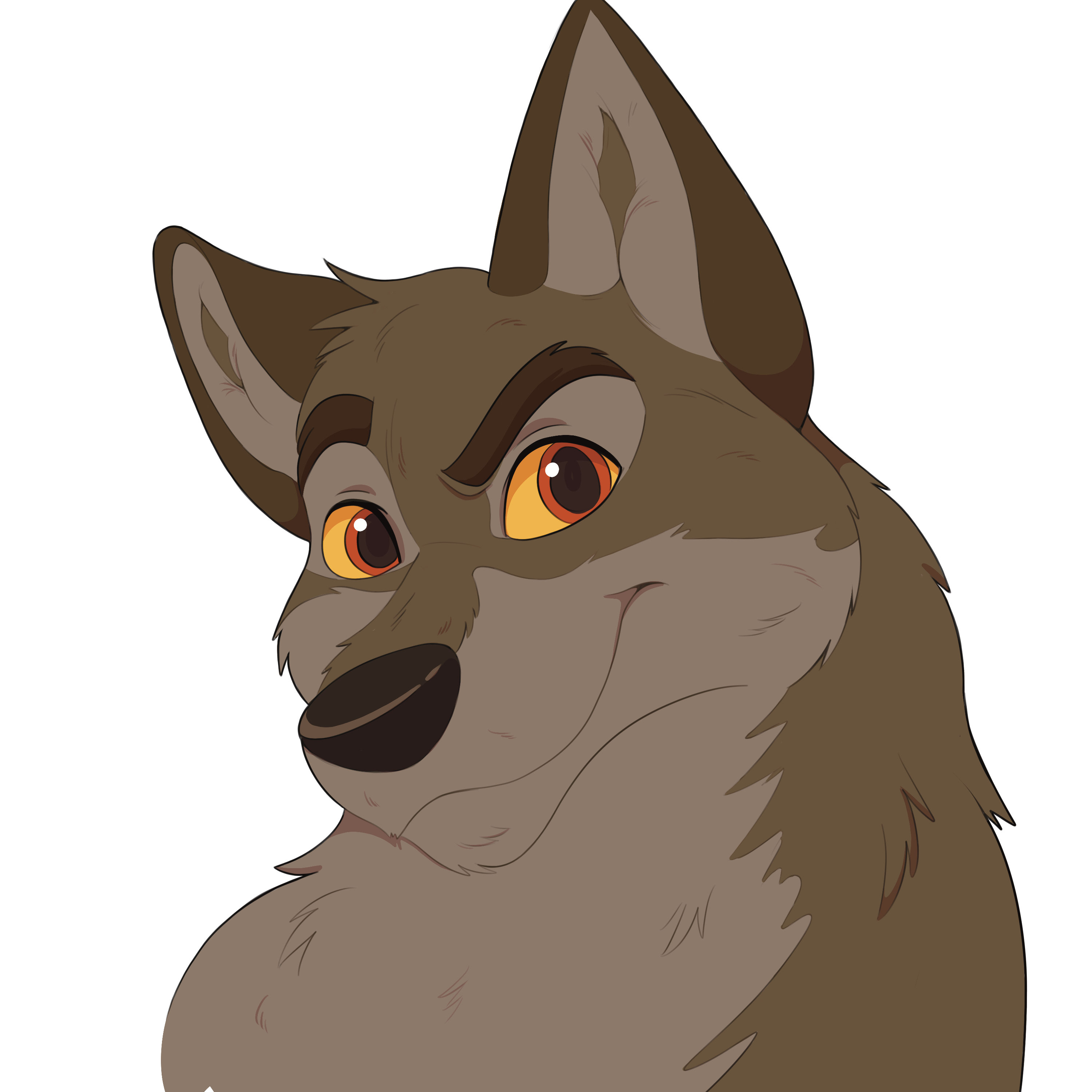 Digital art of Balto